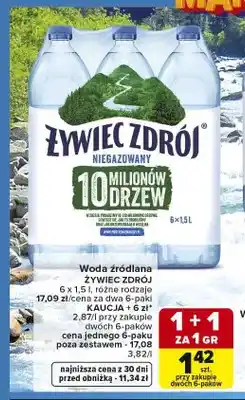 Woda źródlana ŻYWIEC ZDRÓJ 6-pak