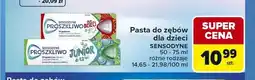 Carrefour Pasta do zębów dla dzieci Sensodyne Proszkliwo Junior 6-12 lat oferta