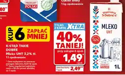 Kaufland Mleko K-Stąd Takie Dobre oferta
