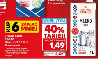 Kaufland Mleko K-Stąd Takie Dobre oferta