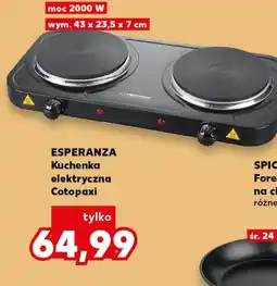 Kaufland Kuchenka elektryczna Esperanza oferta