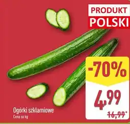 ALDI Ogórki szklarniowe oferta