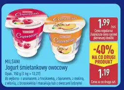 ALDI Milsani Jogurt śmietankowy owocowy oferta