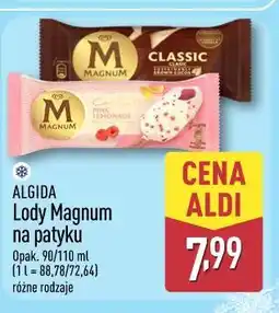 ALDI Lody Magnum na patyku ALGIDA oferta