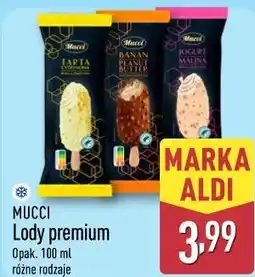 ALDI Lody premium MUCCI oferta