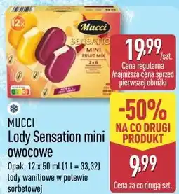 ALDI Lody Sensation mini owocowe MUCCI oferta
