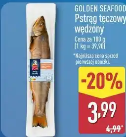ALDI Pstrąg tęczowy wędzony Golden Seafood oferta