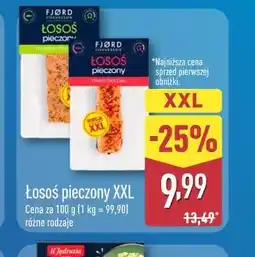 ALDI Łosoś pieczony XXL oferta