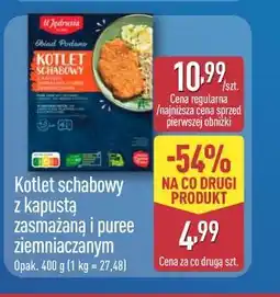ALDI Kotlet schabowy z kapustą zasmażaną i puree ziemniaczanym oferta