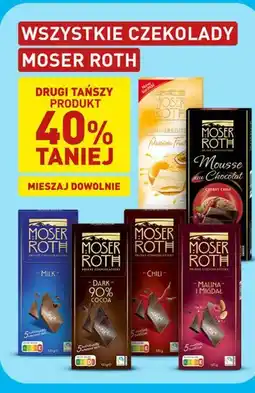 ALDI WSZYSTKIE CZEKOLADY MOSER ROTH oferta
