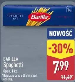 ALDI Spaghetti BARILLA oferta