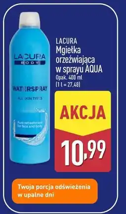 ALDI LACURA Mgiełka orzeźwiająca w sprayu AQUA oferta