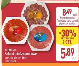 ALDI Tremondi Salami międzynarodowe oferta