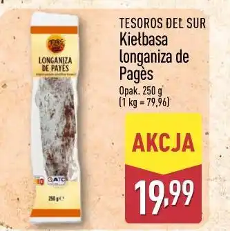 ALDI TESOROS DEL SUR Kiełbasa Longaniza de Pagès oferta