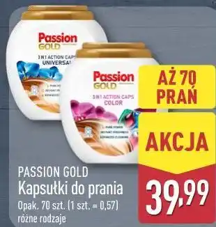 ALDI PASSION GOLD Kapsułki do prania oferta