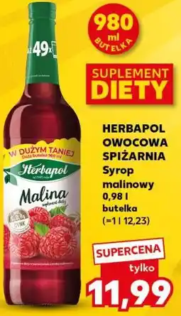 Kaufland HERBAPOL OWOCOWA SPIŻARNIA Syrop malinowy oferta