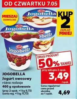 Kaufland JOGOBELLA Jogurt owocowy różne rodzaje 400 g opakowanie oferta