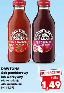Kaufland DAWTONA Sok pomidorowy lub warzywny różne rodzaje 300 ml butelka oferta
