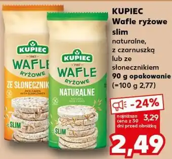 Kaufland KUPIEC Wafle ryżowe slim oferta