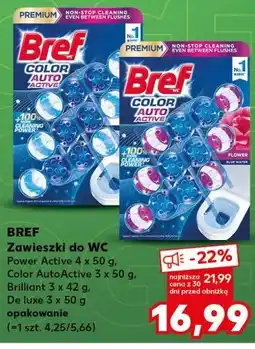 Kaufland BREF Zawieszki do WC Power Active / Color AutoActive / Brilliant / De luxe oferta