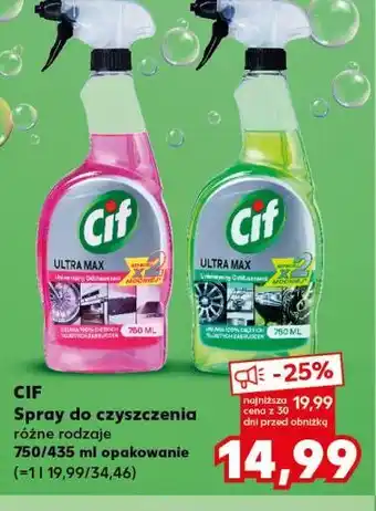 Kaufland CIF Spray do czyszczenia oferta