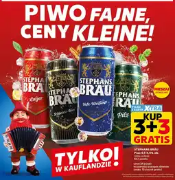 Kaufland Piwo 0,5-5,4% alk. różne rodzaje 0,5 l puszka STEPHANS BRÄU oferta