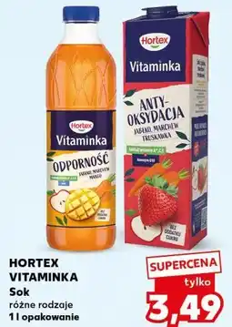 Kaufland HORTEX VITAMINKA Sok różne rodzaje 1 l opakowanie oferta