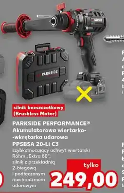 Kaufland Akumulatorowa wiertarko-wkrętarka udarowa PPSBSA 20-Li C3 PARKSIDE PERFORMANCE oferta