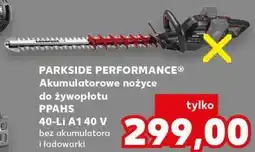 Kaufland Akumulatorowe nożyce do żywopłotu PPAHS 40-Li A1 40 V PARKSIDE PERFORMANCE oferta