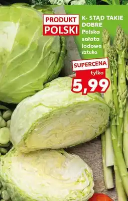 Kaufland K-STĄD TAKIE DOBRE Polska sałata lodowa sztuka oferta