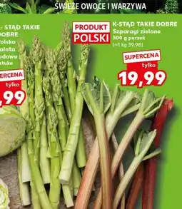 Kaufland K-STĄD TAKIE DOBRE Szparagi zielone 500 g pęczek oferta