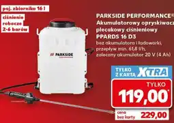 Kaufland Akumulatorowy opryskiwacz plecakowy ciśnieniowy PPARDS 16 D3 oferta