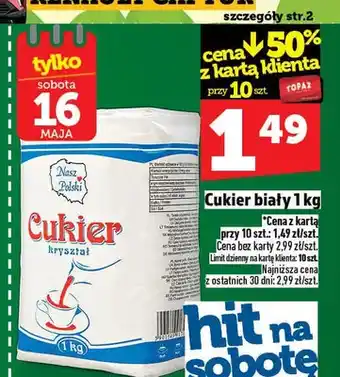 Cukier biały Nasz Polski