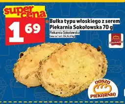 Topaz Bułka typu włoskiego z serem Piekarnia Sokołowska oferta