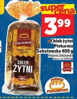 Topaz Chleb żytni Piekarnia Sokołowska oferta