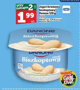 Topaz Jogurt kremowy biszkoptowy Danone oferta