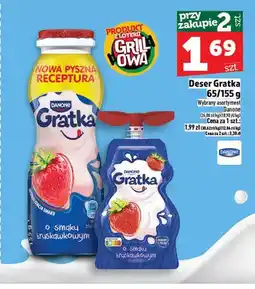 Topaz Deser Gratka o smaku truskawkowym Danone oferta