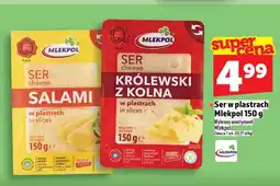 Topaz Ser w plastrach Salami Mlekpol oferta