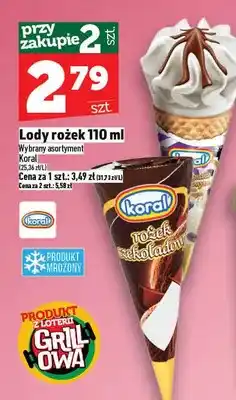 Topaz Lody rożek Koral oferta