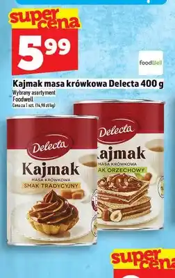 Topaz Kajmak masa krówkowa smak orzechowy Delecta oferta