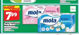 Topaz Papier toaletowy Mola Bawełniana Biel oferta