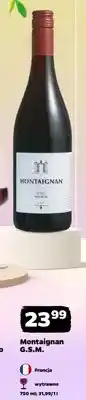 Wino czerwone wytrawne Montaignan G.S.M. Francja
