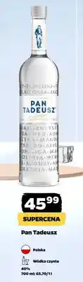 Netto Wódka czysta Pan Tadeusz 40% Polska oferta