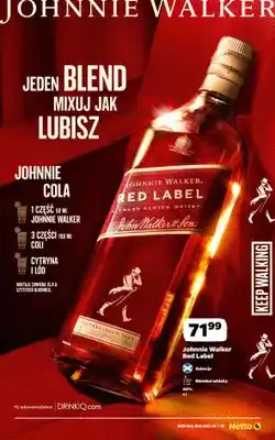 Netto Whisky Johnnie Walker Red Label 40% oferta