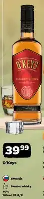Netto Blended whisky O'Keys 40% Słowacja oferta