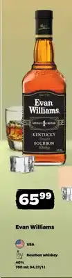Netto Bourbon whiskey Evan Williams USA 40% oferta