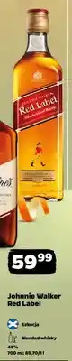 Netto Whisky Johnnie Walker Red Label Blended 40% oferta