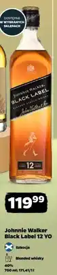 Netto Whisky Johnnie Walker Black Label 12 YO Blended Scotch Whisky 40% oferta