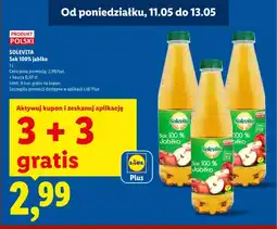 Lidl Sok 100% jabłko Solevita oferta