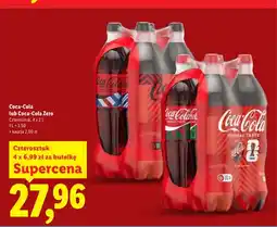Lidl Napój gazowany Coca-Cola 4-pak oferta